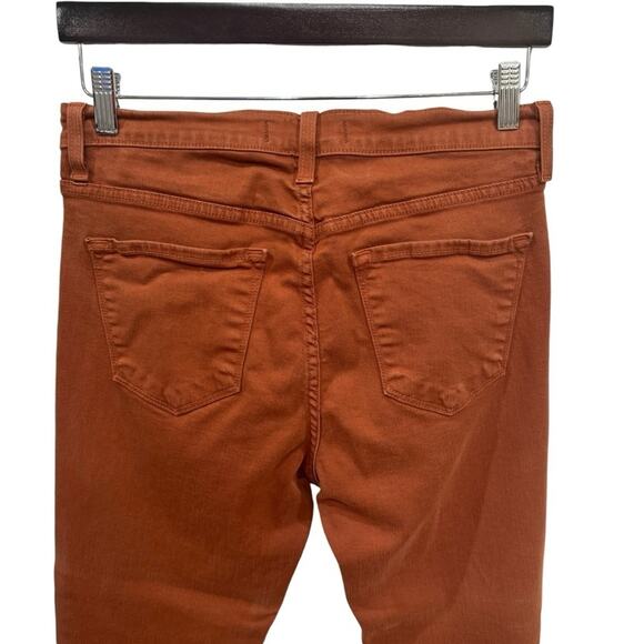 Flying Monkey Women's Orange Rust Low Rise Stretch Jeans Size 29 - Picture 6 of 10